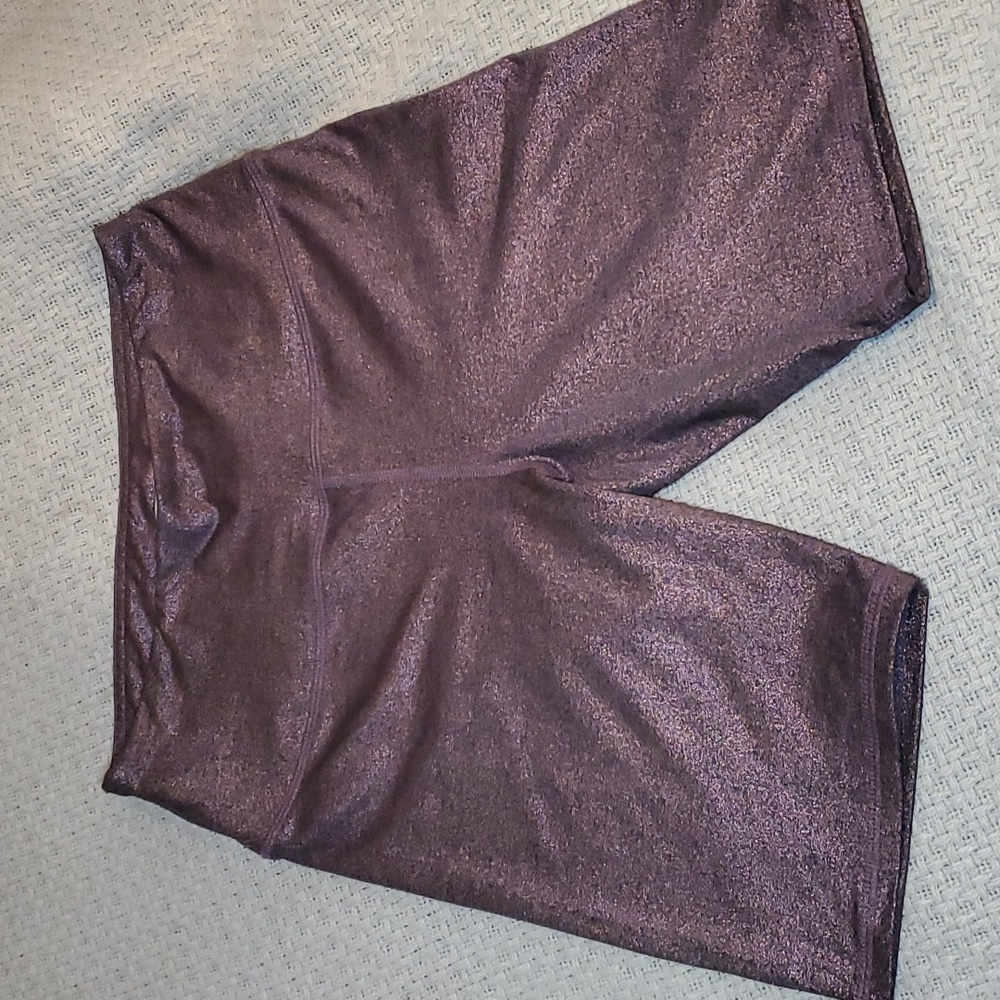 F21 Glitter Biker Shorts